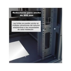 Brida pasacables rack 19" simple