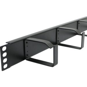 Panel pasacables rack 4 bocas vertical
