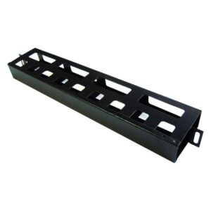 Panel pasacables rack 1U con tapa