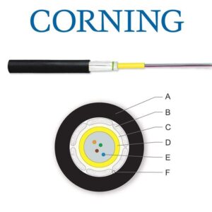 Cable fibra óptica Monomodo OS2 Corning 24 fibras exterior / interior