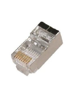 Conector macho RJ45 Cat.6 FTP con guía Lapara Networking 10 unds