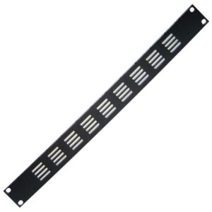Tapa carátula aireación 1U rack 19"