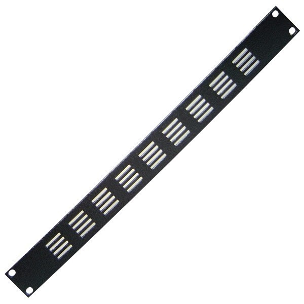 Tapa carátula aireación 1U rack 19"