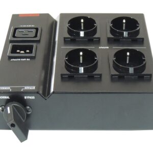 Switch bypass de mantenimiento y regleta Schuko Lapara