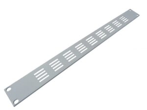 Tapa carátula aireación 1U rack 19"