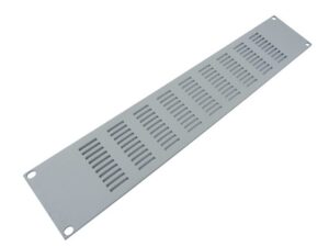 Tapa carátula aireación 2U rack 19"