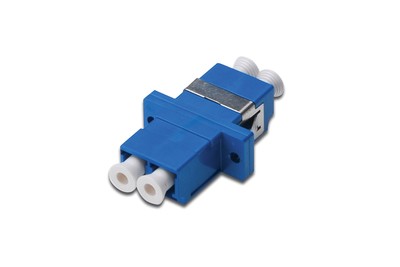 Adaptador fibra óptica LC - LC azul