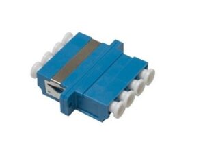 Adaptador fibra óptica monomodo dúplex APC/UPC