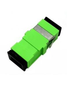 Adaptador fibra óptica monomodo simplex APC/UPC