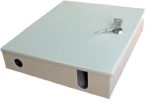 Caja mural fibra óptica para 12 adaptadores SC dúplex