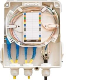 Roseta para int,/ext. IP65. Acepta 8 adaptadores SCs/LCd.