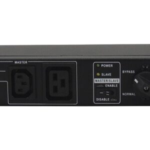 Switch bypass de mantenimiento rack 19" regleta IEC Lapara