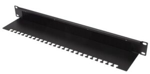 Panel cepillo pasacables con retenedor rack 19" Lapara Networking