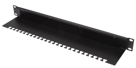 Panel cepillo pasacables con retenedor rack 19" Lapara Networking
