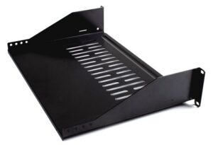 Bandeja rack 19" 300 mm 2U fijación frontal Lapara Networking