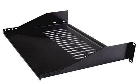 Bandeja rack 19" 380 mm 2U fijación frontal Lapara Networking