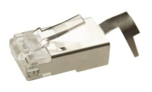Conector macho RJ45 Cat.7 FTP con guía Lapara Networking