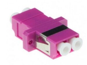 Adaptador fibra óptica multimodo dúplex