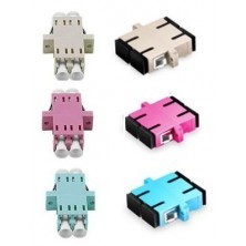 Adaptador fibra óptica multimodo dúplex