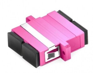 Adaptador fibra óptica multimodo dúplex