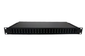 Bandeja extraíble 19" fibra óptica para 24 SC dúplex/ LC (incl. 2 casetes)