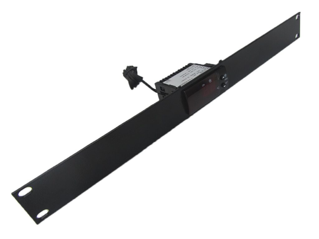 Termostato digital con pantalla 1U rack 19"
