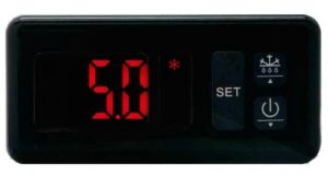 Termostato digital con pantalla 1U rack 19"
