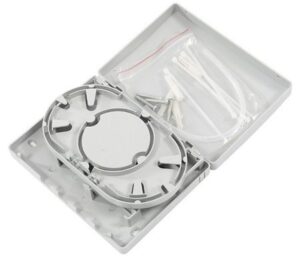 Caja de superficie de fibra óptica para adaptadores SC simplex/ LC dúplex