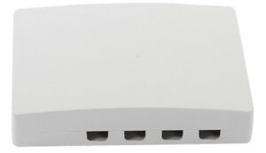 Caja de superficie de fibra óptica para adaptadores SC simplex/ LC dúplex