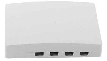 Caja de superficie de fibra óptica para adaptadores SC simplex/ LC dúplex