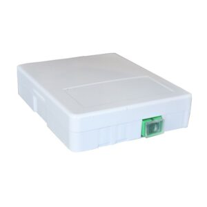 Caja de superficie de fibra óptica con 1 adaptador SC/APC Simplex