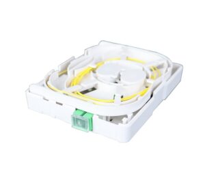 Caja de superficie de fibra óptica con 1 adaptador SC/APC Simplex