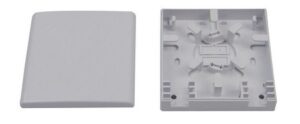 Caja de superficie vacía de fibra óptica SC simplex / LC dúplex FTTH