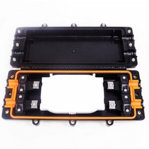 Caja empalme fibra óptica IP-68 horizontal para 12 fusiones