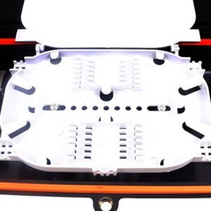 Caja empalme fibra óptica IP-68 horizontal para 12 fusiones