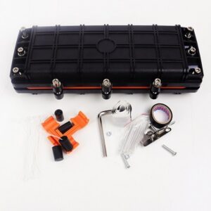Caja empalme fibra óptica IP-68 vertical para 24/48 fusiones