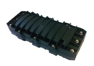 Caja empalme fibra óptica IP-68 horizontal para 48 fusiones