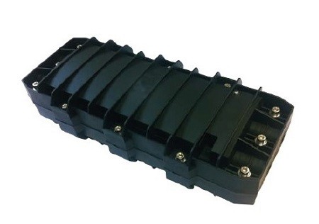 Caja empalme fibra óptica IP-68 horizontal para 48 fusiones