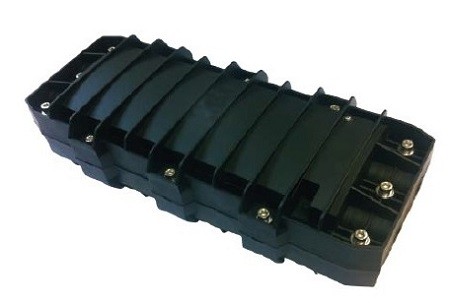 Caja empalme fibra óptica IP-68 horizontal para 24 fusiones