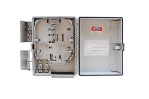 Caja exterior de fibra óptica IP-65 para 16 adaptadores SC simplex/ LC dúplex
