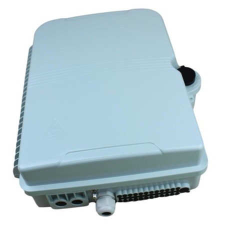 Caja exterior de fibra óptica IP-65 para 24 adaptadores SC simplex