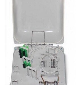 Caja exterior de fibra óptica IP-65 para 48 adaptadores SC simplex