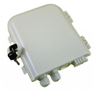 Caja exterior de fibra óptica IP-65 para 8 adaptadores SC simplex/ LC dúplex