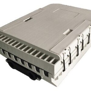 Caja empalme de fibra óptica IP-68 vertical para 16 fusiones