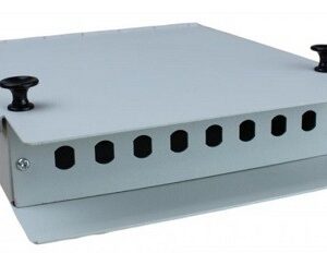 Caja mural metálica fibra óptica para 8 ST simplex