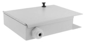 Caja mural metálica fibra óptica para 4 SC simplex / LC dúplex